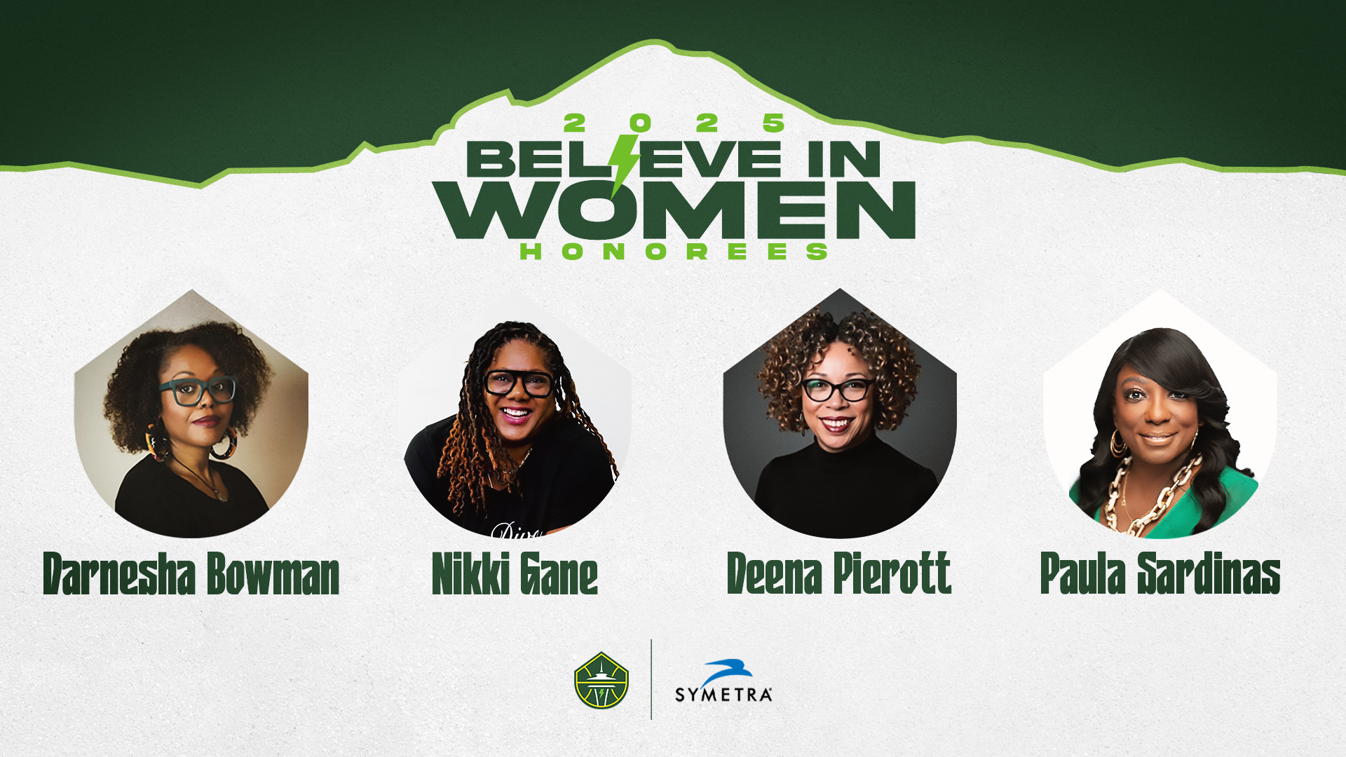 Storm announced 2025 honorees for Believe in Women Night presented by Symetra